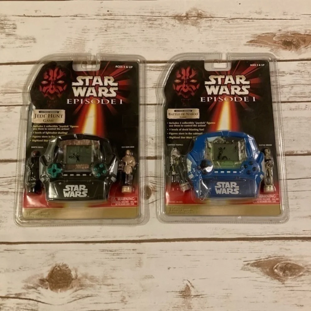 Vintage Star Wars Episode 1 Jedi Hunt Battle Of Naboo Games